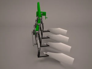 plough reversible hydraulic 3D Model