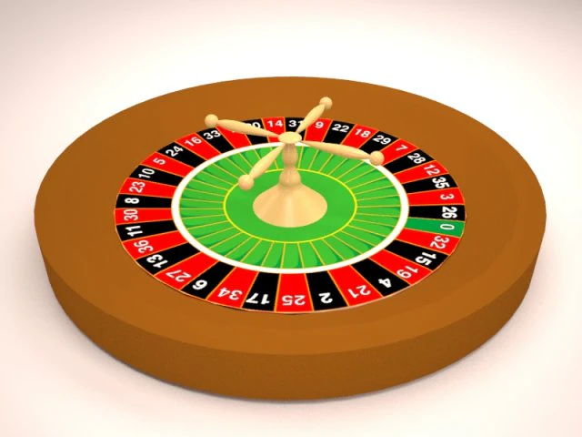 casino roulette wheel 3D Model .c4d .max .obj .3ds .fbx .stl .blend 