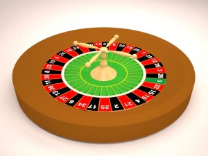 casino roulette wheel 3D Model