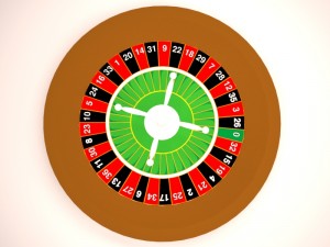 casino roulette wheel Modello 3D