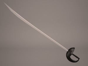 sword saber 3D-Modell