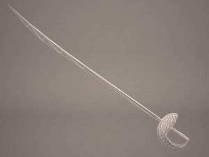 sword saber Modelo 3D