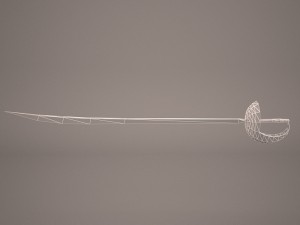 sword saber Modelo 3D