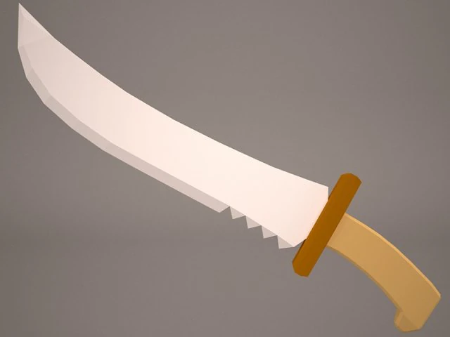 sword saber 1 3D Model .c4d .max .obj .3ds .fbx .stl .blend 