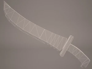 sword saber 1 3D Model