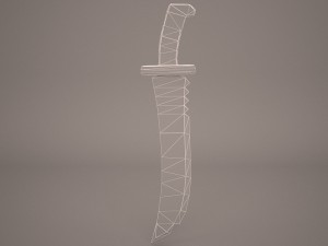 sword saber 1 3D-Modell