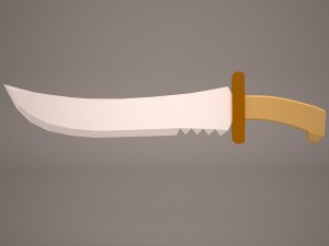 sword saber 1 3D-Modell
