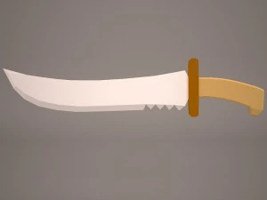 sword saber 1 3D Model