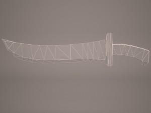 sword saber 1 3D-Modell