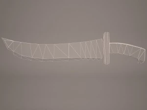sword saber 1 3D Model