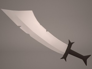 sword saber 2 3D Model
