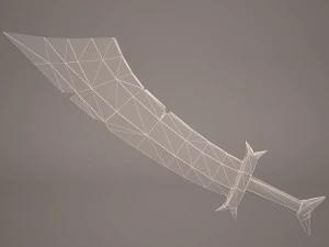 sword saber 2 3D Model