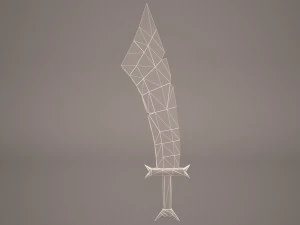 sword saber 2 3D Model