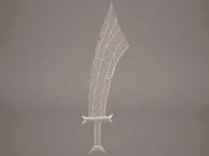 sword saber 2 3D Model