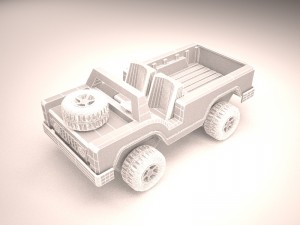 safari car truck 3D-Modell