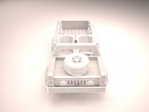 safari car truck 3D-Modell