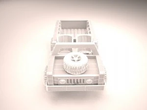 safari car truck 3D Model