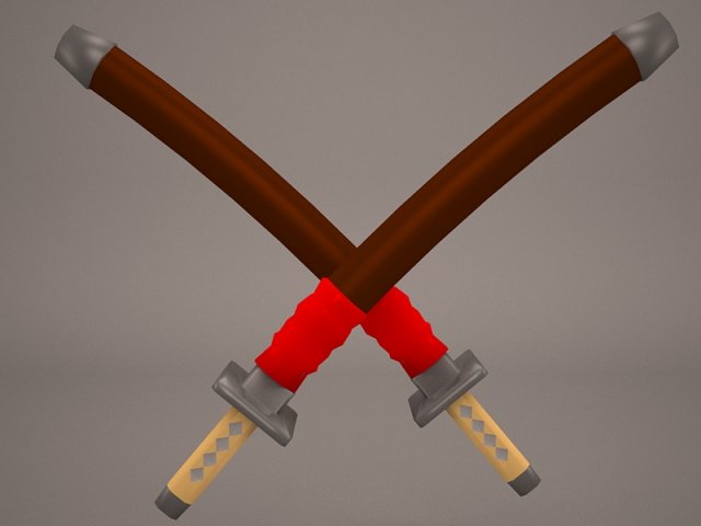 sword saber 3 3D Model .c4d .max .obj .3ds .fbx .stl .blend 