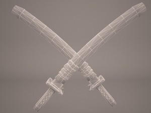 sword saber 3 3D Model