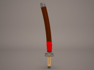 sword saber 3 3D Model