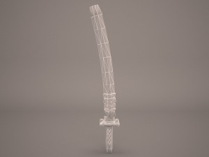 sword saber 3 3D Model