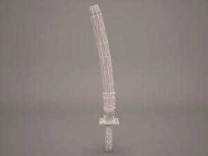 sword saber 3 3D Model