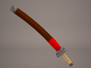 sword saber 3 3D Model