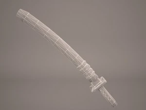 sword saber 3 3D Model
