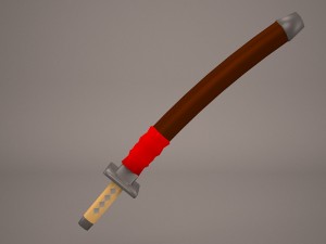 sword saber 3 3D Model