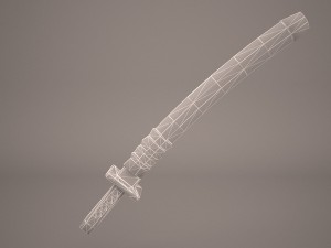 sword saber 3 3D Model
