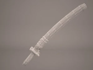 sword saber 3 3D Model