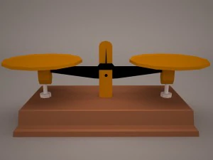 balanza Modelo 3D