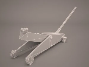 Service-Wagenheber 3D Modell