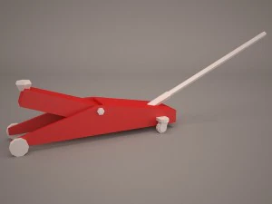 Service-Wagenheber 3D Modell
