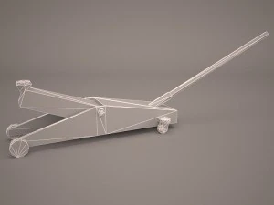 Service-Wagenheber 3D Modell