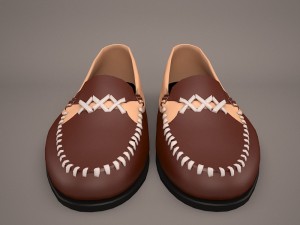 shoes loafer Modèle 3D