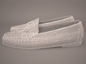 shoes loafer Modèle 3D