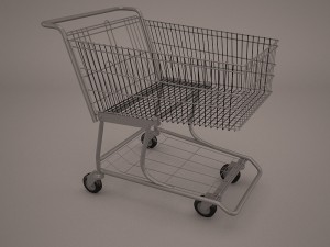 shopping cart 3D Model