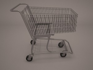 shopping cart 3D Model