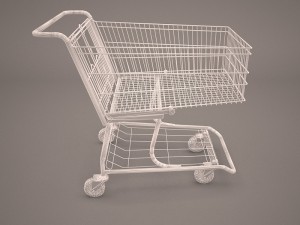 shopping cart 3D Model