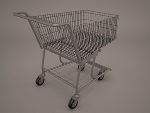 shopping cart 3D Model