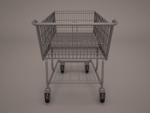 shopping cart 3D Model