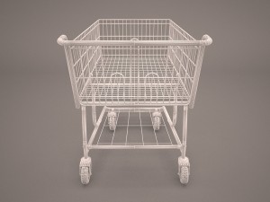 shopping cart 3D Model