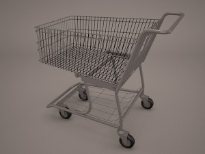 shopping cart 3D Model