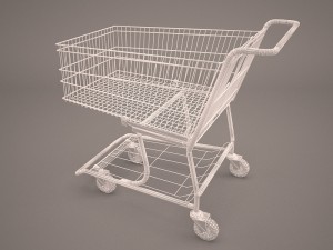 shopping cart 3D Model