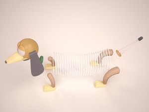 slink dog 3D 모델