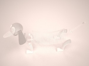 slink dog 3D 모델