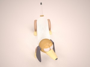slink dog 3D 모델
