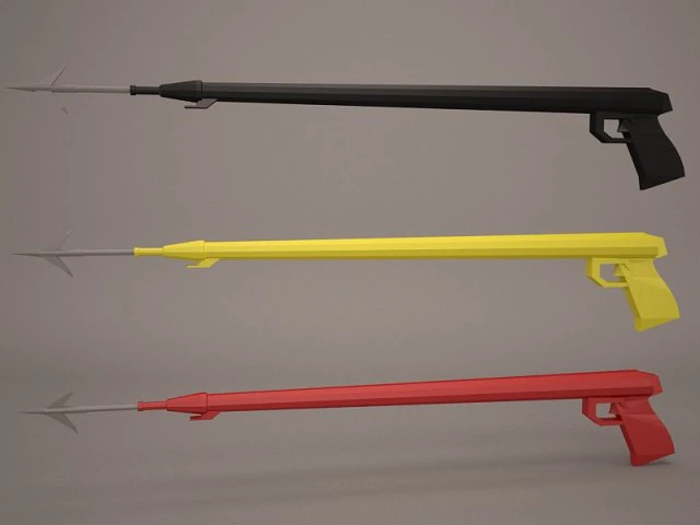 fucile subacqueo Modello 3D .c4d .max .obj .3ds .fbx .stl .blend 