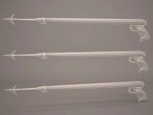 fucile subacqueo Modello 3D